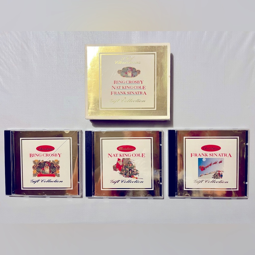 BING CROSBY, NAT KING COLE, FRANK SINATRA 3 CD CHRISTMAS GIFT COLLECTION